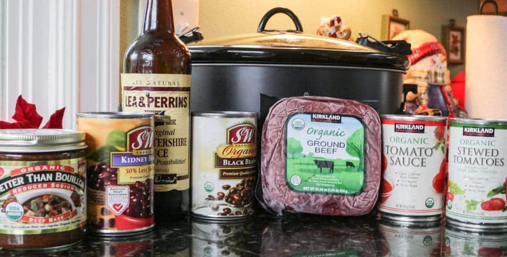 Crock Pot hamburger soup ingredients