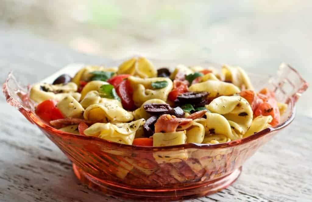 Tortellini Salad with pepperoni