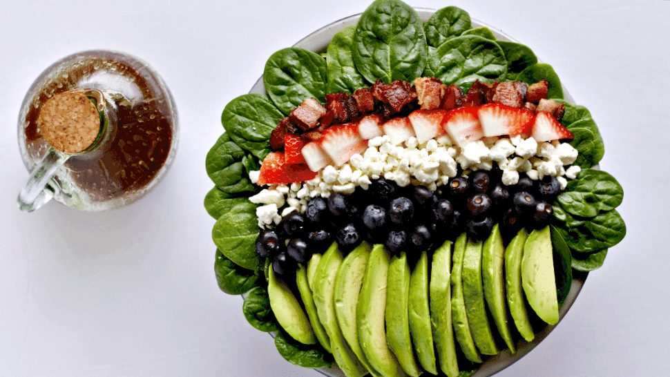 Spinach Avocado Bacon Salad 2 Spinach Avocado Bacon Salad
