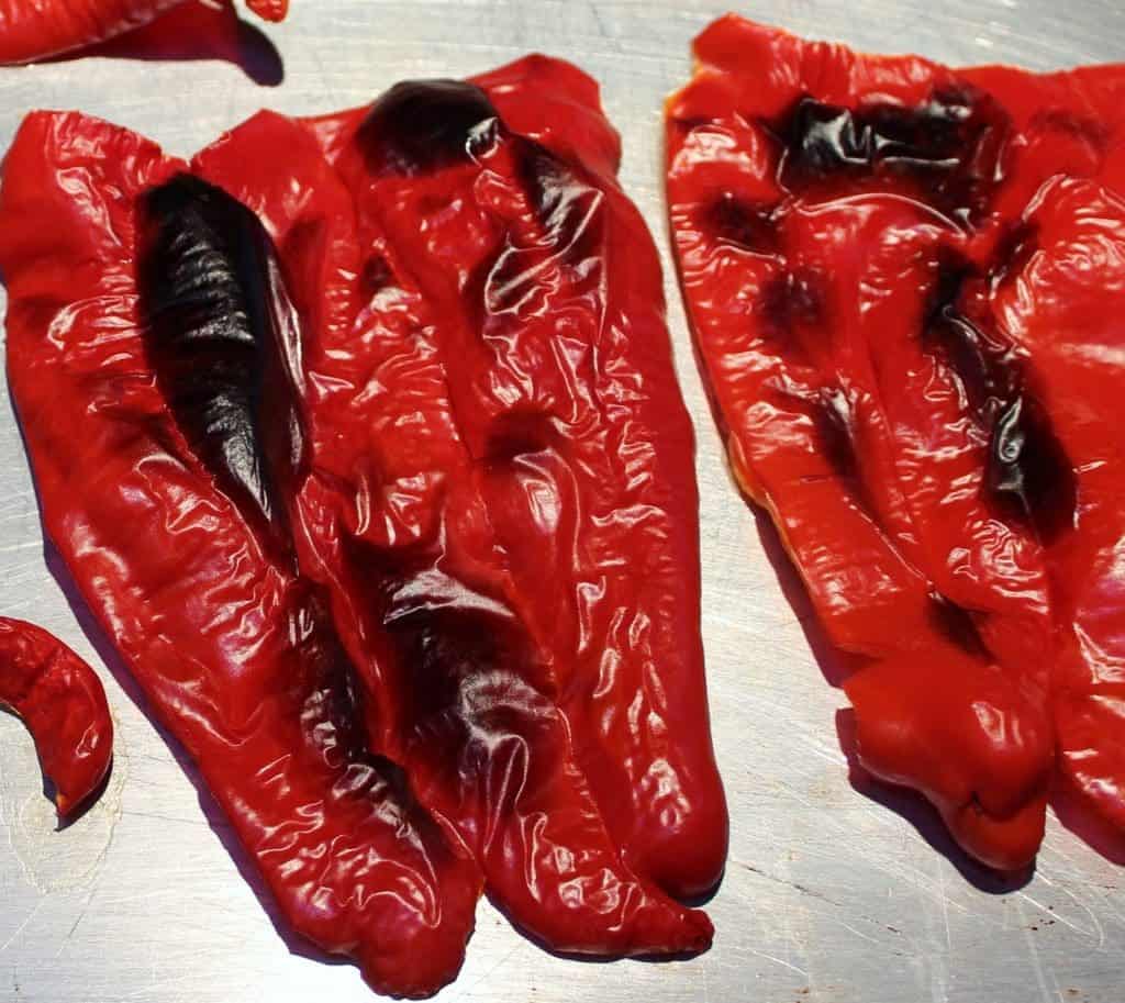 roasted krimson lee peppers