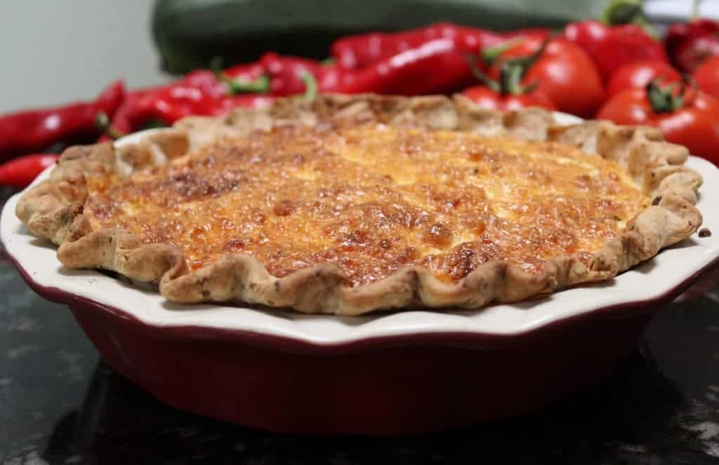 Garden Pie with herbed Crust