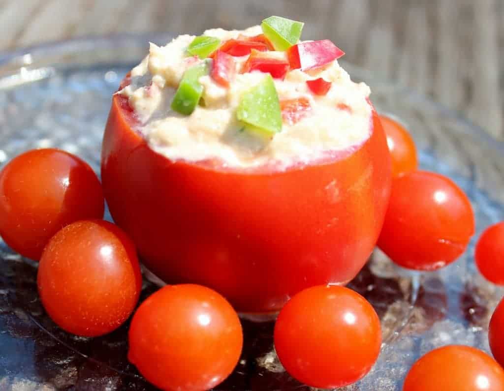 Chicken Spread Recipe 1 Tuna Tomato Cups with Chicken Spread Recipe https://homemadefoodjunkie.1wp.site