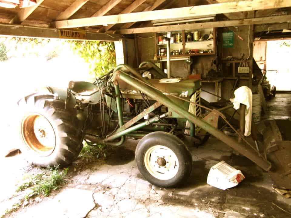 Dave's farm tractor, an old Oliver