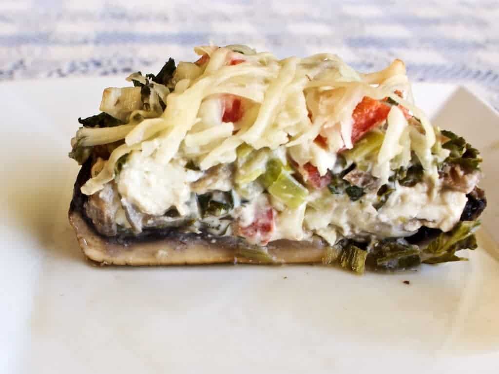 Susie's Veggie Stuffed Mushrooms by HomemadeFoodJunkie.com