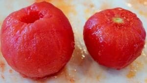 Peeled tomatoes