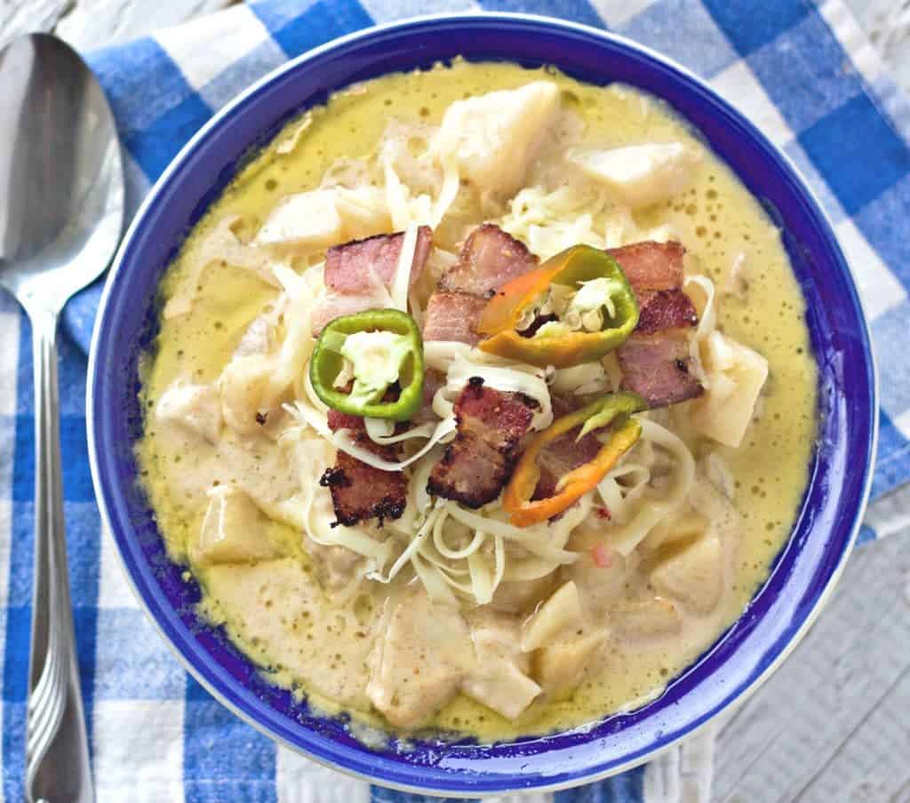 Loaded baked potato crock pot soup