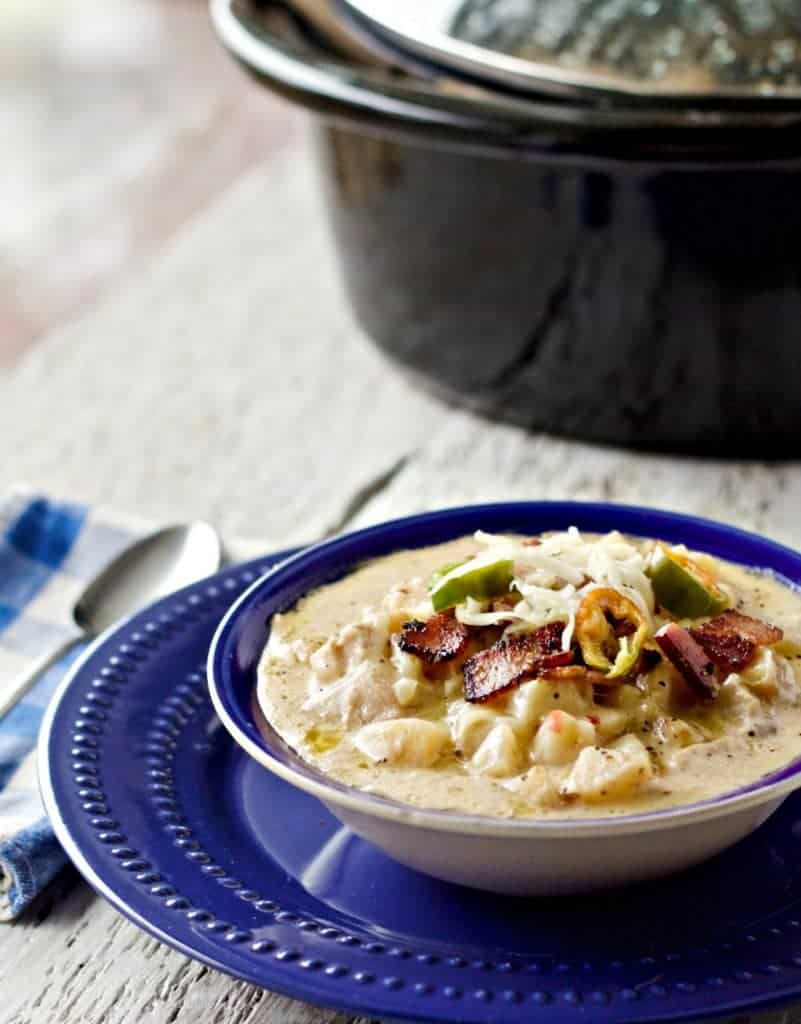 Loaded baked potato crock pot soup