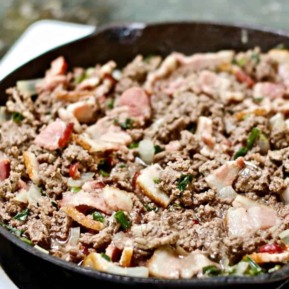 Cheesy Hamburger Pie Recipe-Easy One Skillet Dinner 15 Cheesy Hamburger casserole Recipe