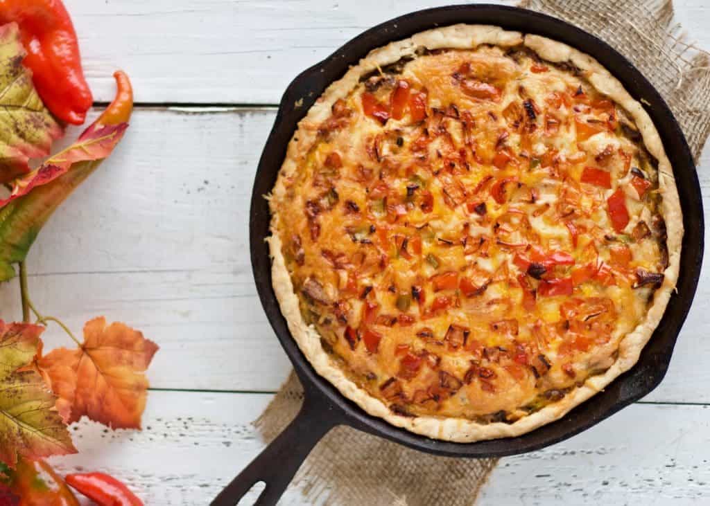 Cheesy Hamburger Pie Recipe-Easy One Skillet Dinner 12 Cheesy Hamburger Pie Recipe