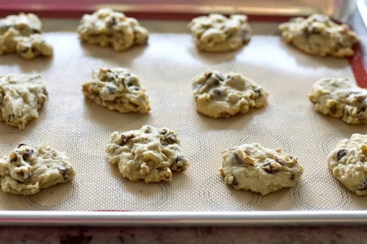Fresh baked chocolate chip cookies
