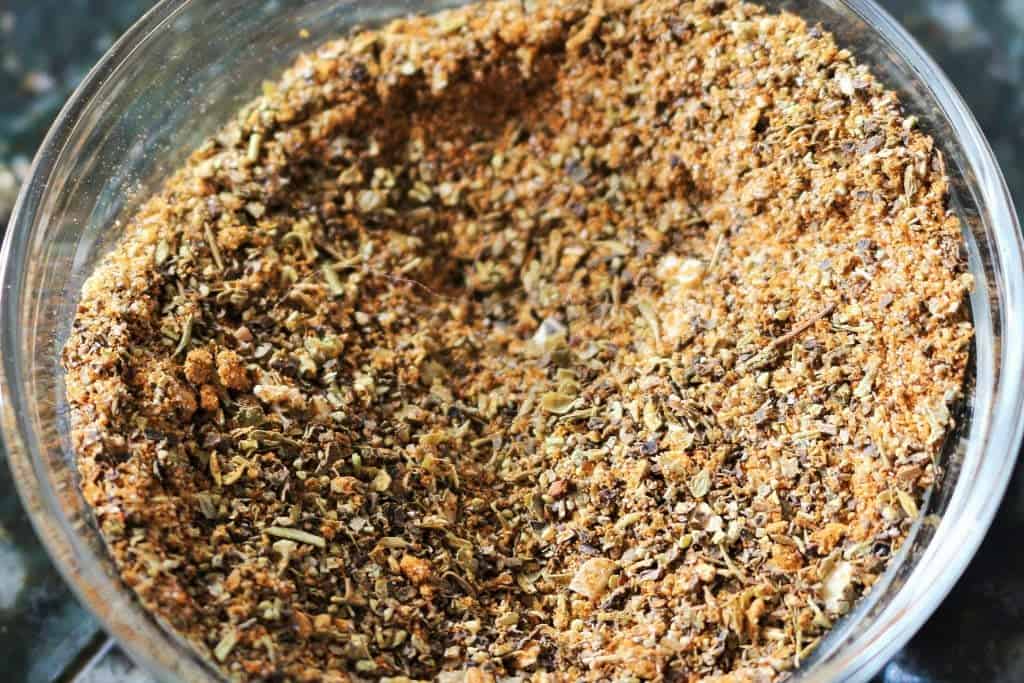 Crock Pot French Dip Sandwich 1 Dry spices ready to season the roast for Crock Pot french dip sandwich