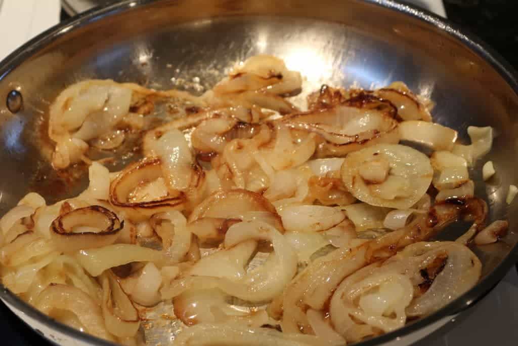 caramelizing onions