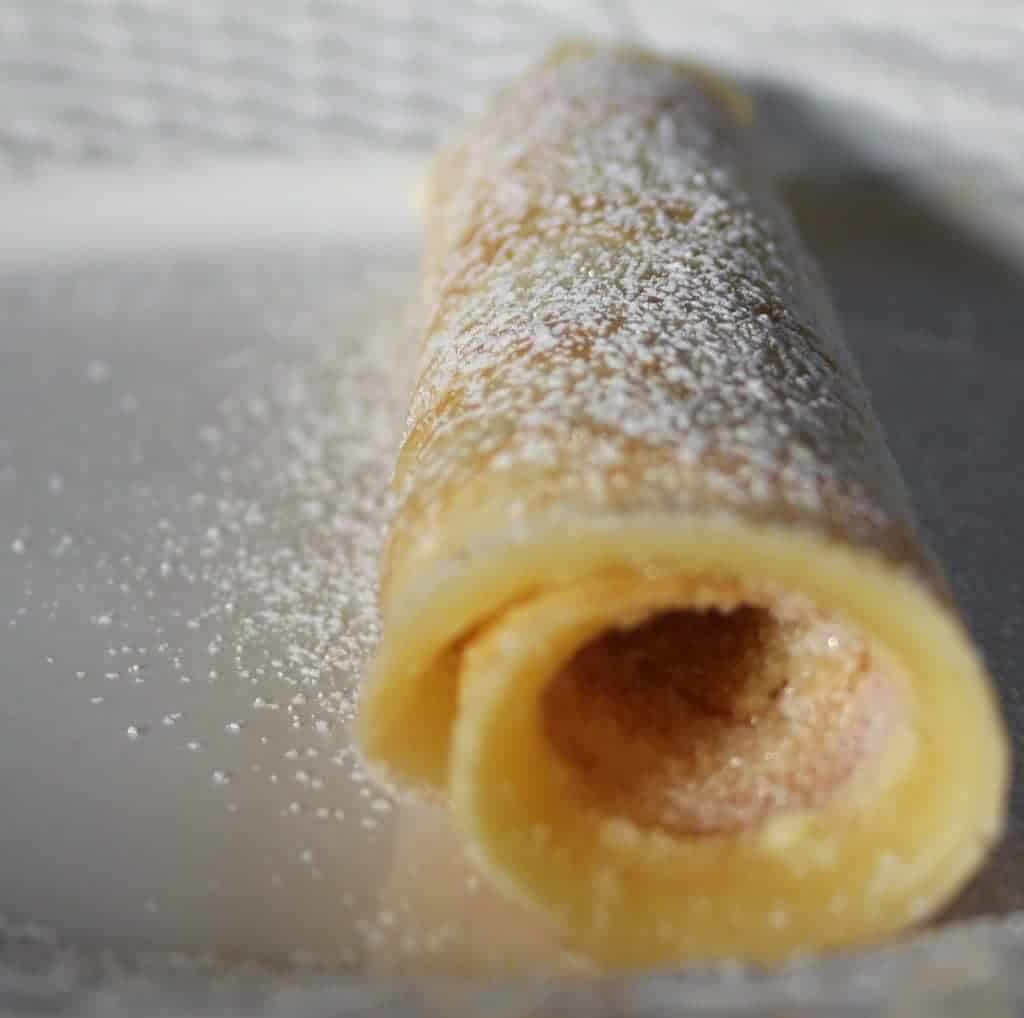Sweet breakfast crepe
