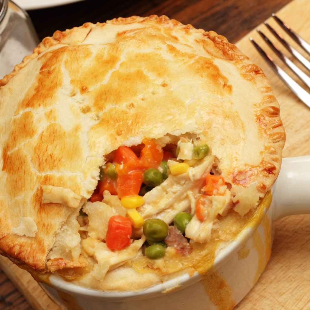 Chicken Pot Pies From Scratch