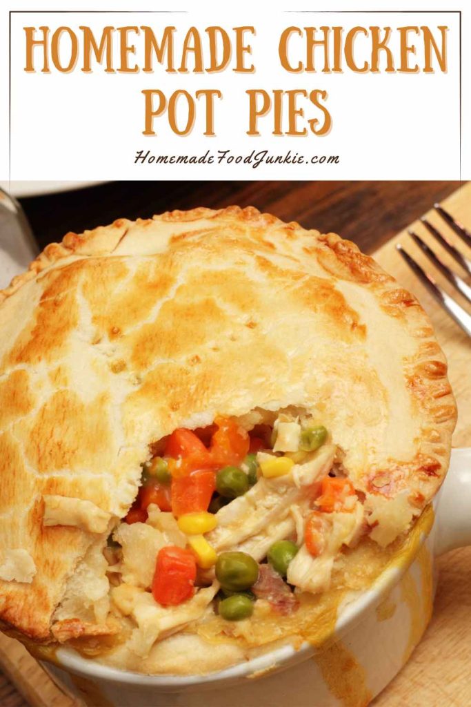 homemade chicken pot pies