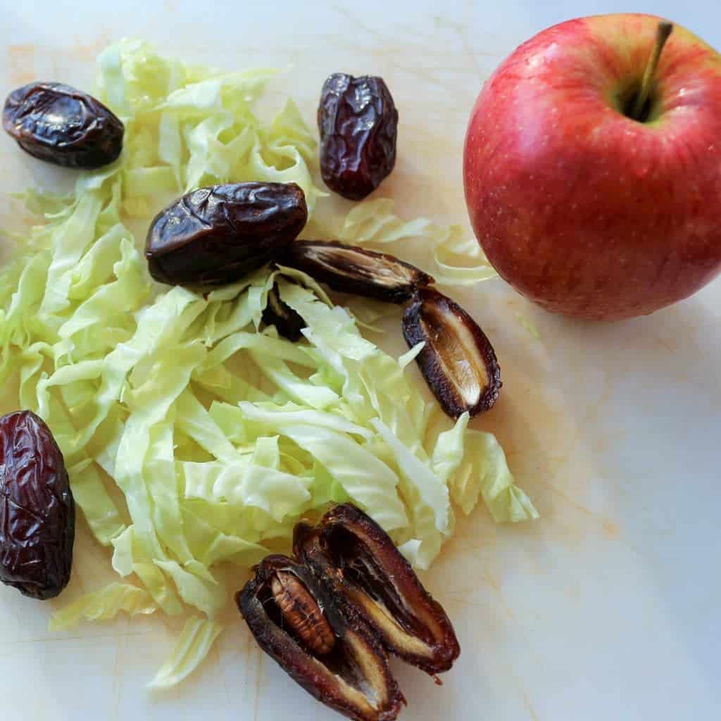 Dates, Cabbage and apple