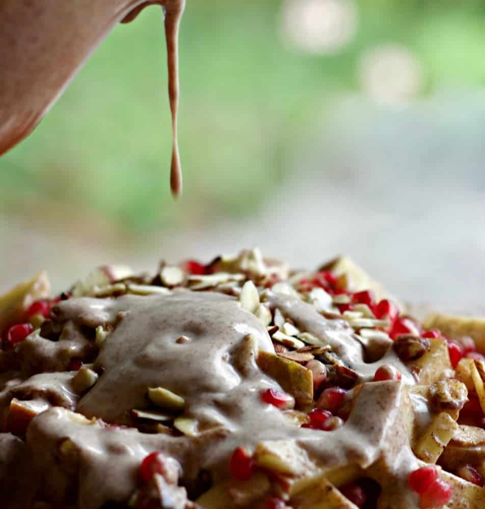 Apples Medley Salad with Greek Yogurt Cinnamon dressing