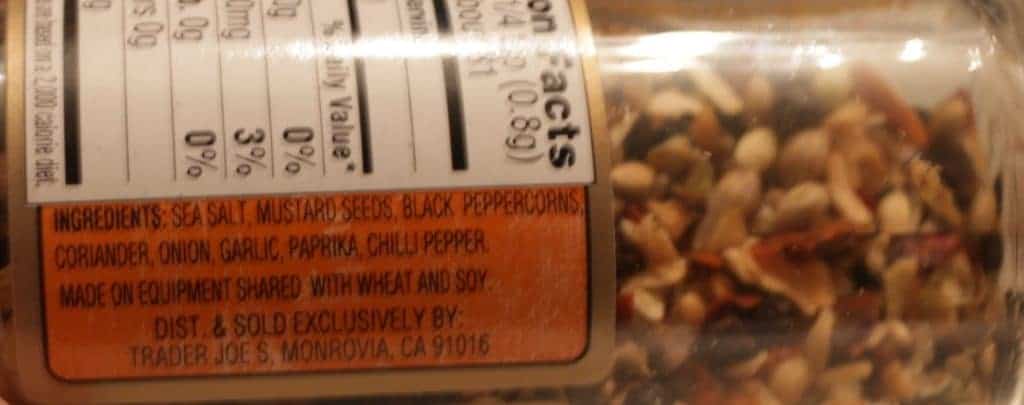 Trader Joes seasonings