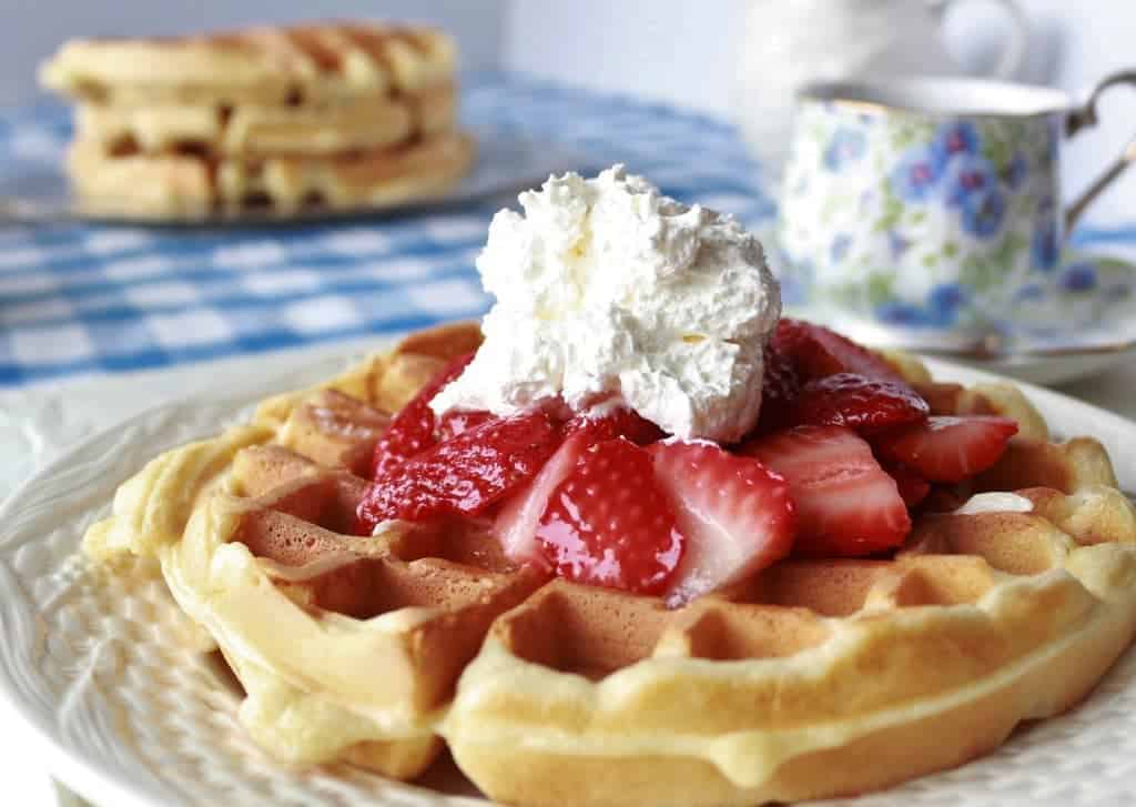 Crispylight waffles
