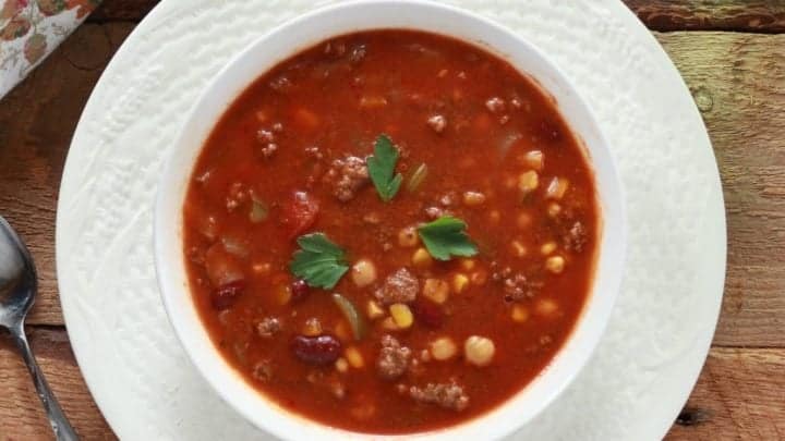 Taco Soup in crock pot or instant pot