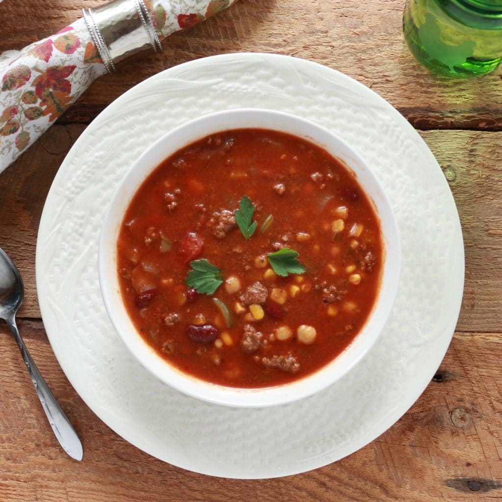 Taco Soup in crock pot or instant pot