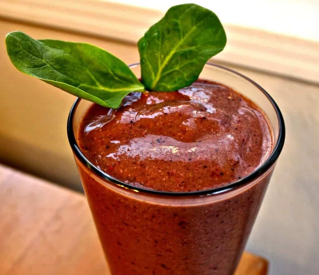 Nutritious Breakfast SmoothieBalanced, High-​Fiber, Low-​Sodium, Vegetarian, Gluten-​Free by homemadefoodjunkie.com