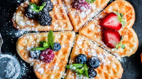 five of hearts waffles