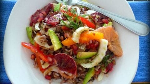 Healthy Wild Rice And Citrus Salad