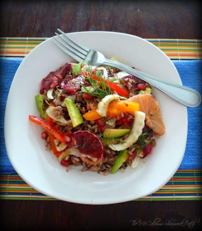Healthy Wild Rice And Citrus Salad