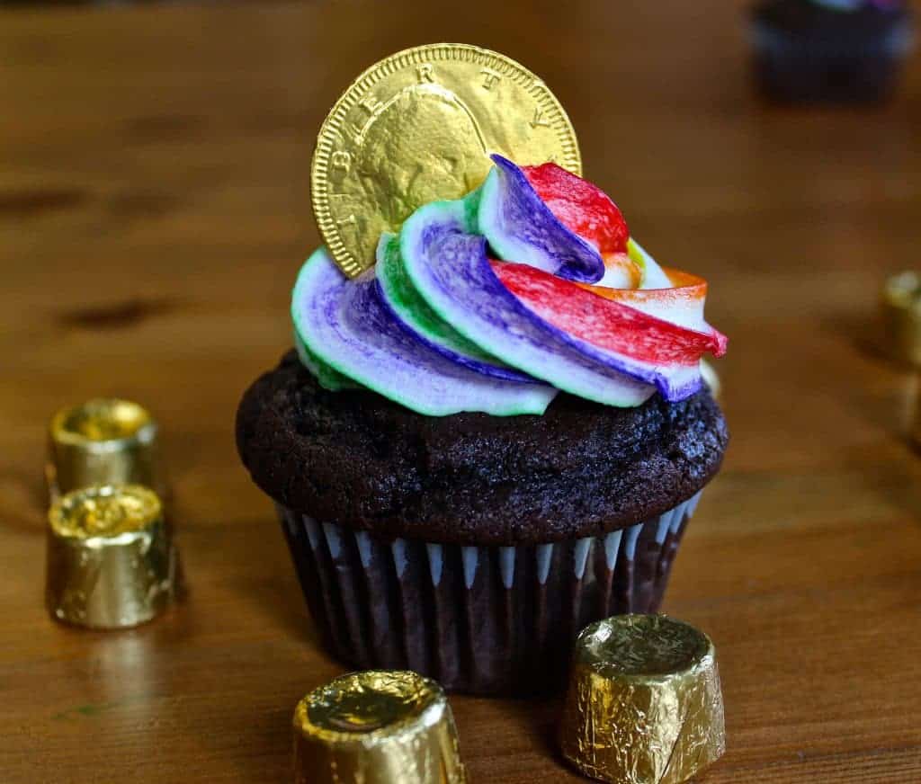 Rainbow Cupcakes for St Patricks Day