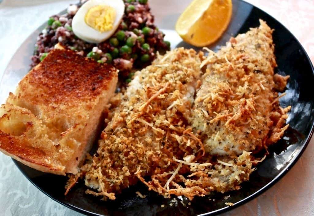 Breaded Tilapia Parmesan 3 Breaded Tilapia Parmesan
