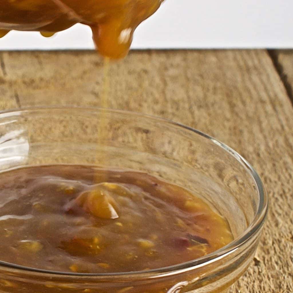 Easy Asian Orange Sauce Recipe 1 Homemade Asian orange sauce recipe is a delicious, thick, rich, Umami orange sauce! A yummy, healthy option to bottled Orange sauces with way too many indecipherable ingredients and heavy sugar loads. Low-Fat, Vegetarian, Dairy-Free!