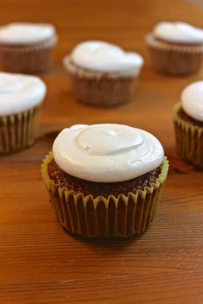 Gourmet carrot cake cupcakes