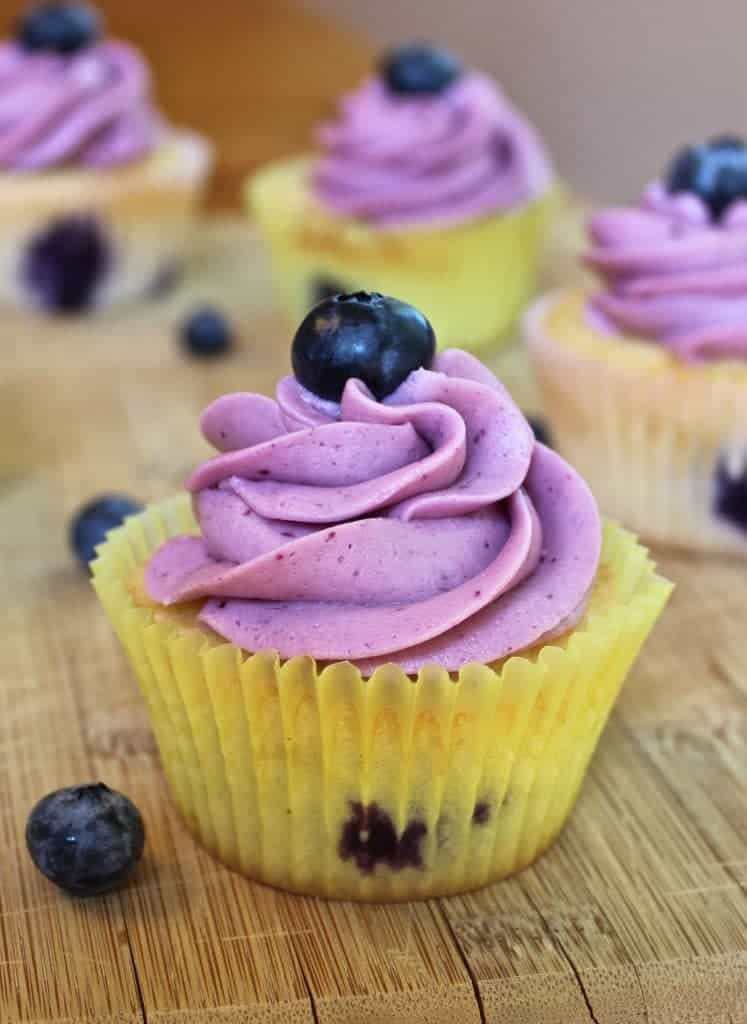 Lemon Blueberry cupcakes