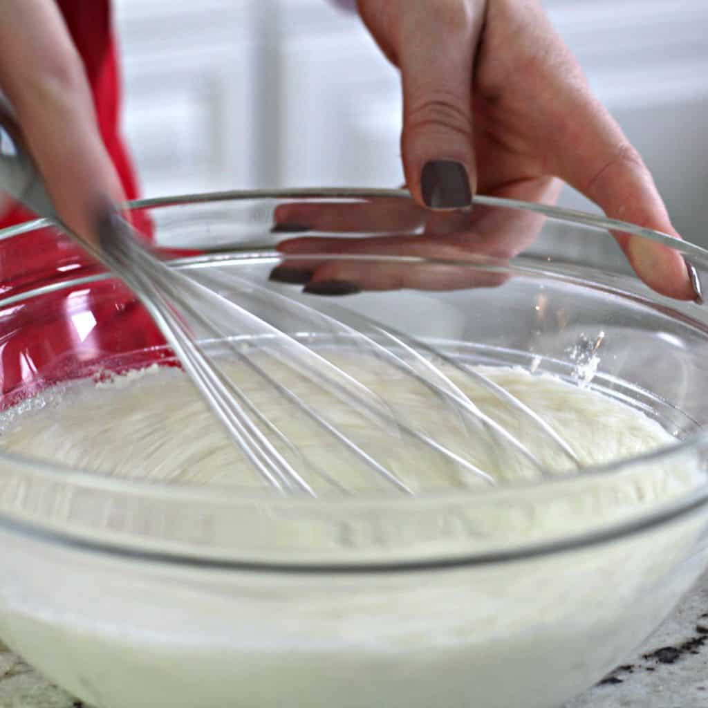 whisk together