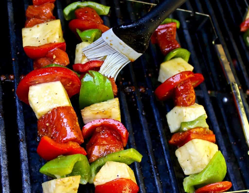 Grilled Salmon Kabobs