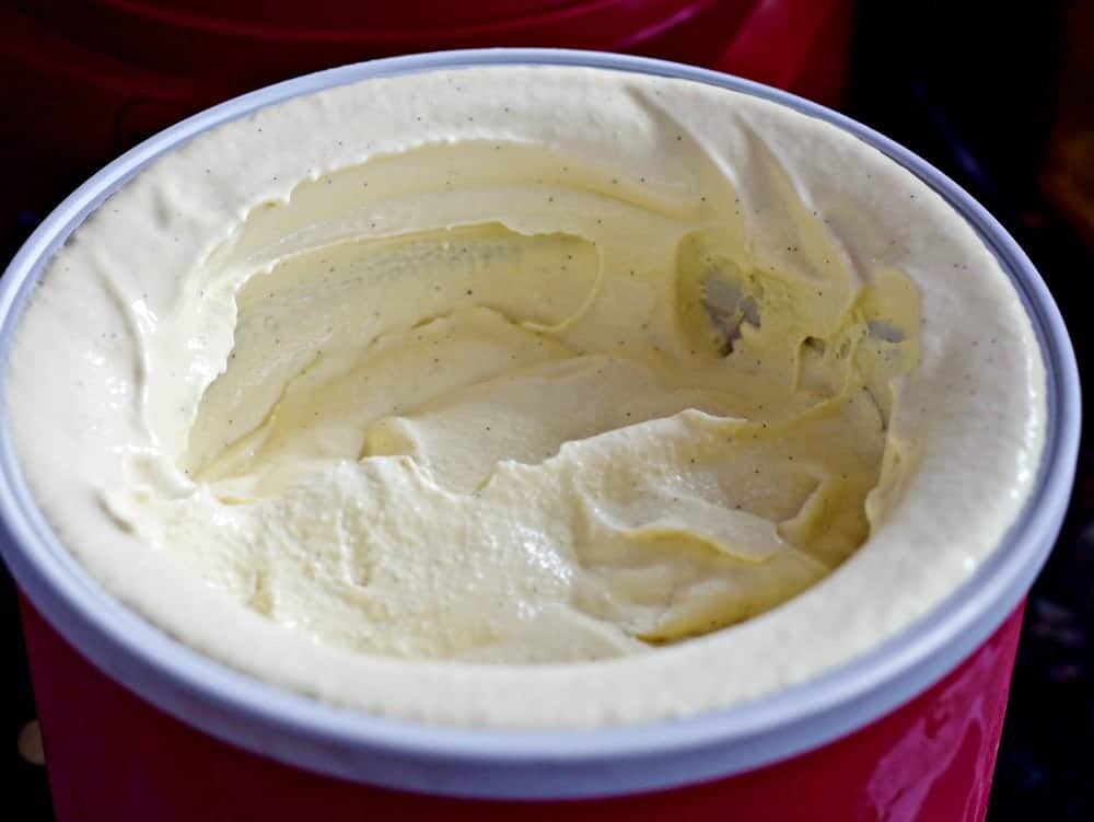 French Vanilla Bean Ice Cream 2 Homemade French Vanilla Bean ice Cream