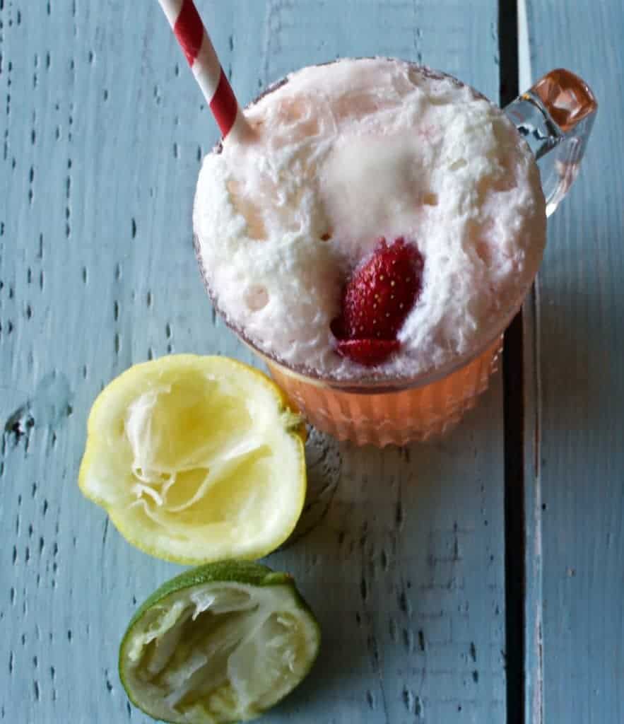 Lemon Lime Strawberry Float 1 Lemon Lime Strawberry Float