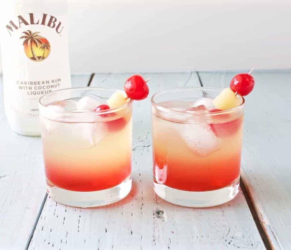 Malibu Sunset Cocktail-pin image