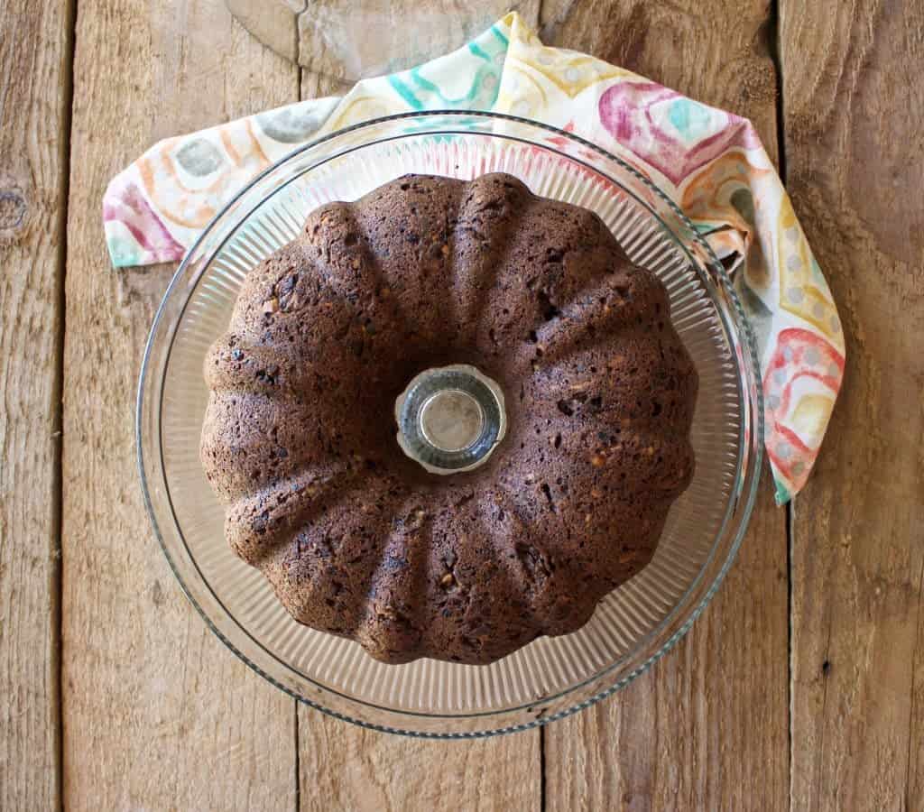 unglazed zucchini cake
