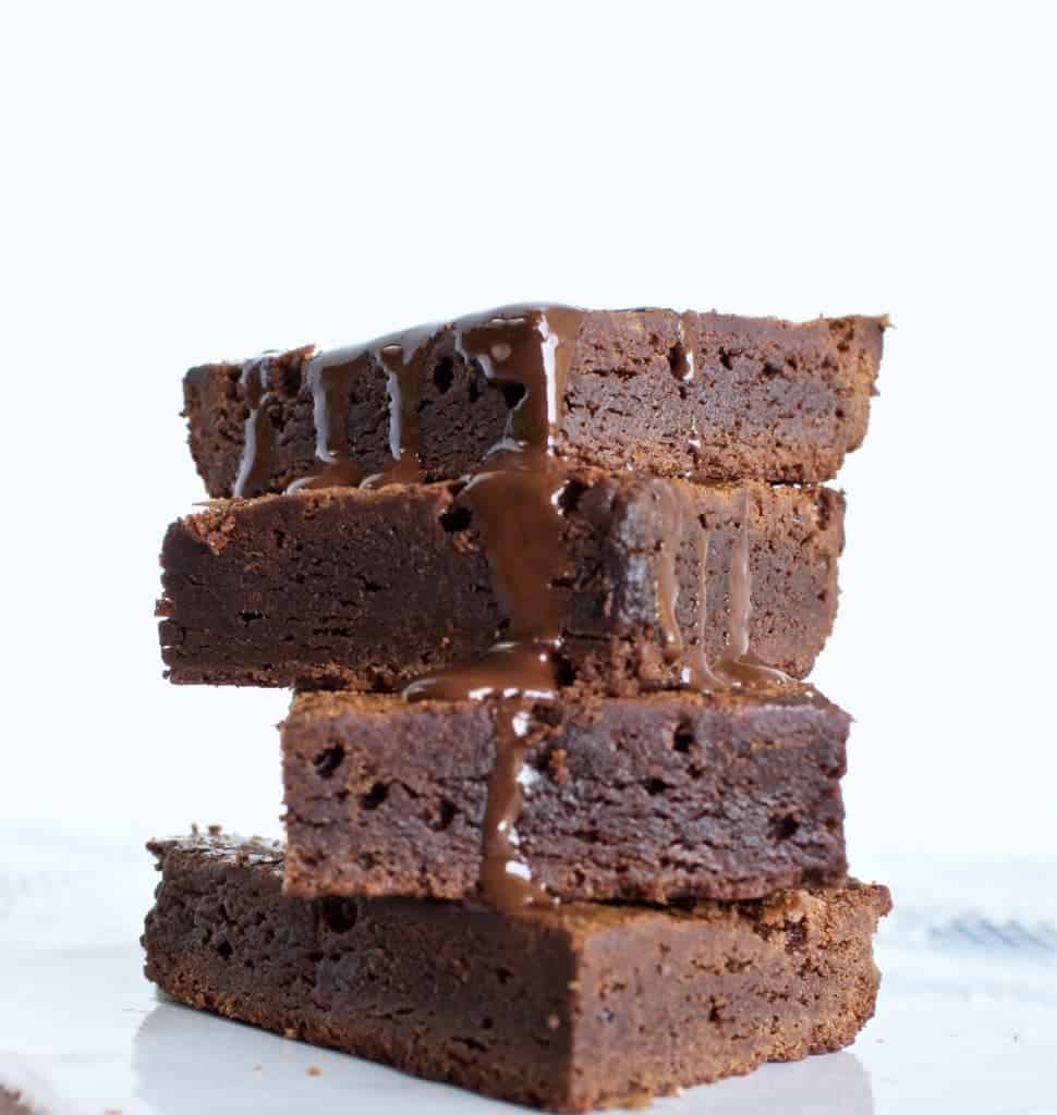 The Best Chewy Chocolate Brownies 2 Luscious Scratch Brownies
