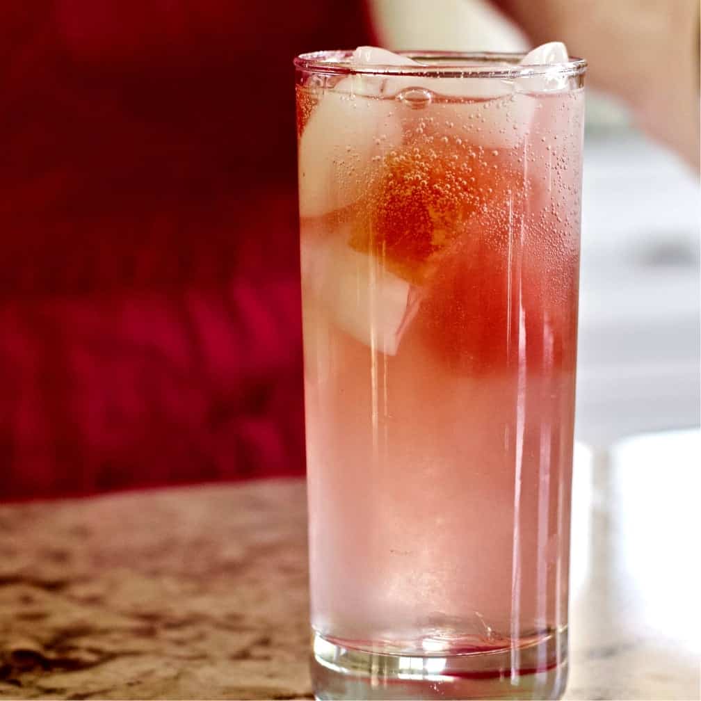 Watermelon vodka cocktail