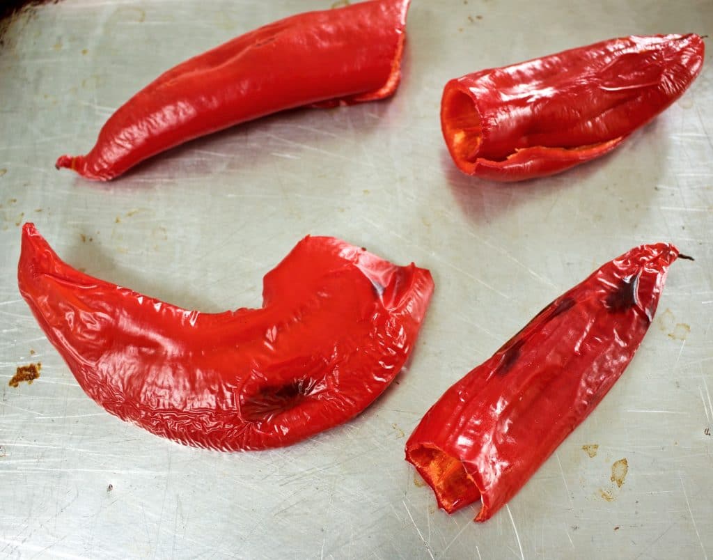 Roasted Peppers Parmesan Recipe 2 Roasting Krimson Lee Peppers