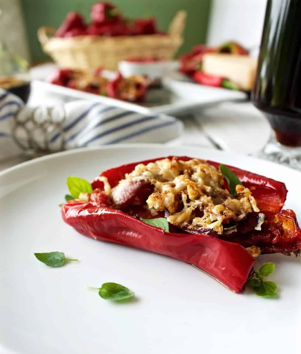 Roasted Peppers Parmesan Recipe 4 Roasted Peppers Parmesan
