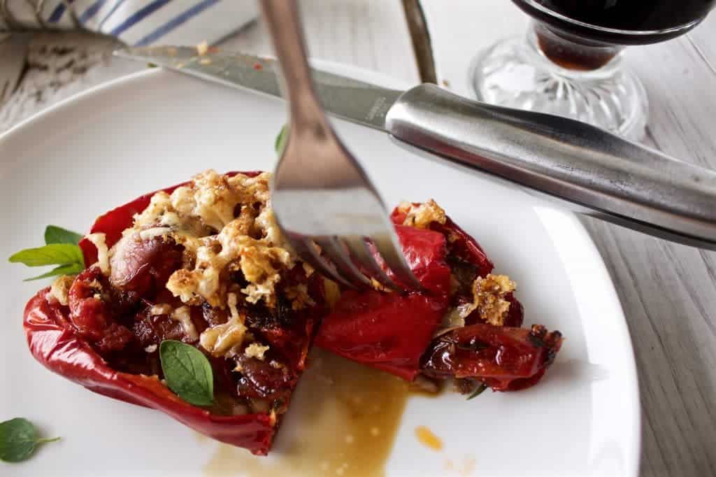 Roasted Peppers Parmesan by HomemadeFoodJunkie.com Roasted Peppers parmesan