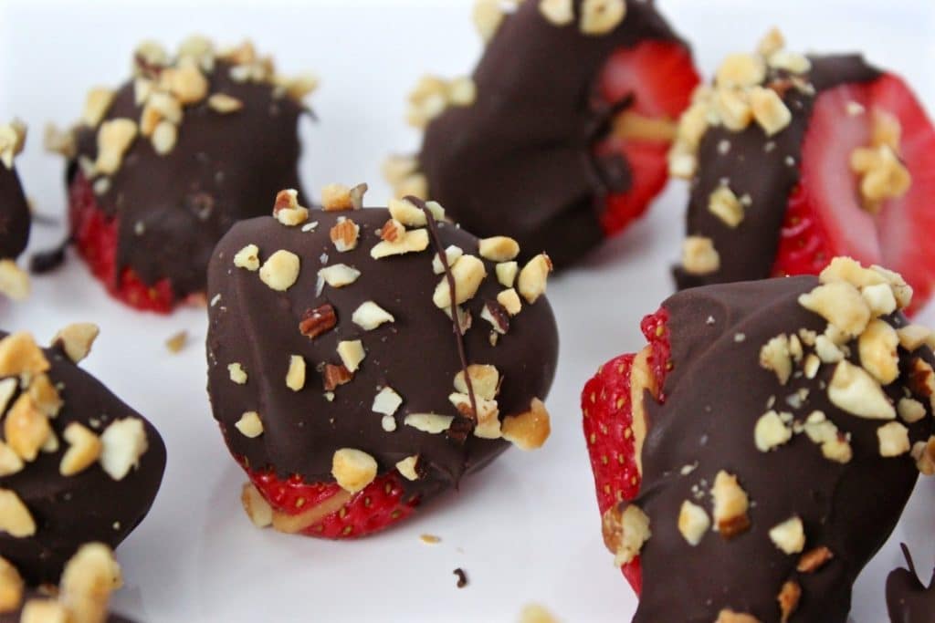 Chocolate Covered Frozen Fruit Bites Recipe