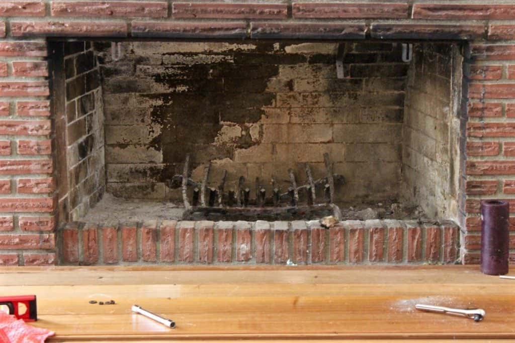Cleaning out the inside is a huge task that must be completed really well if you want to paint in there! 