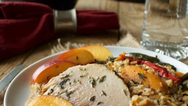 Slow Cooker Harvest Pork Roast Dinner