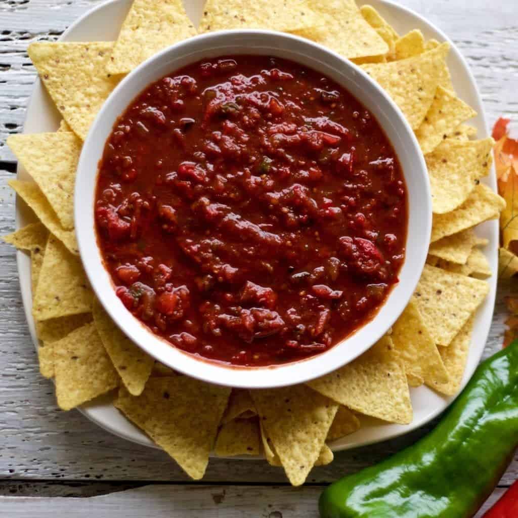 Homemade Salsa From The Back of the Envelope