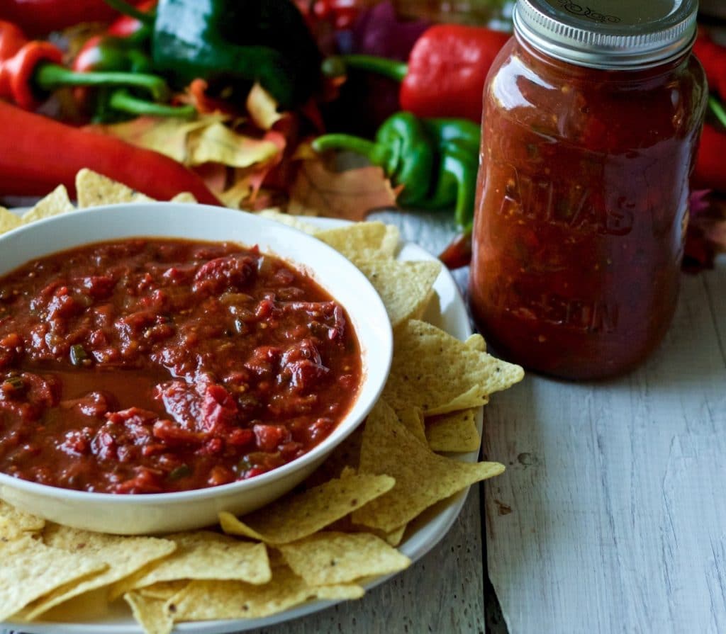 Homemade Salsa From The Back of the Envelope by HomemadeFoodJunkie.com